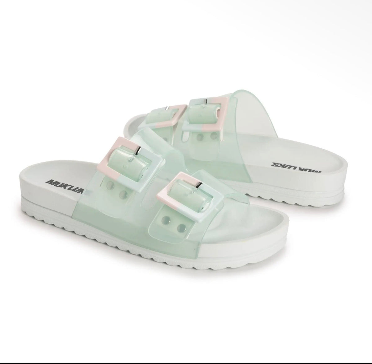 Muk Luk Grand Cayman Lucite Sandal