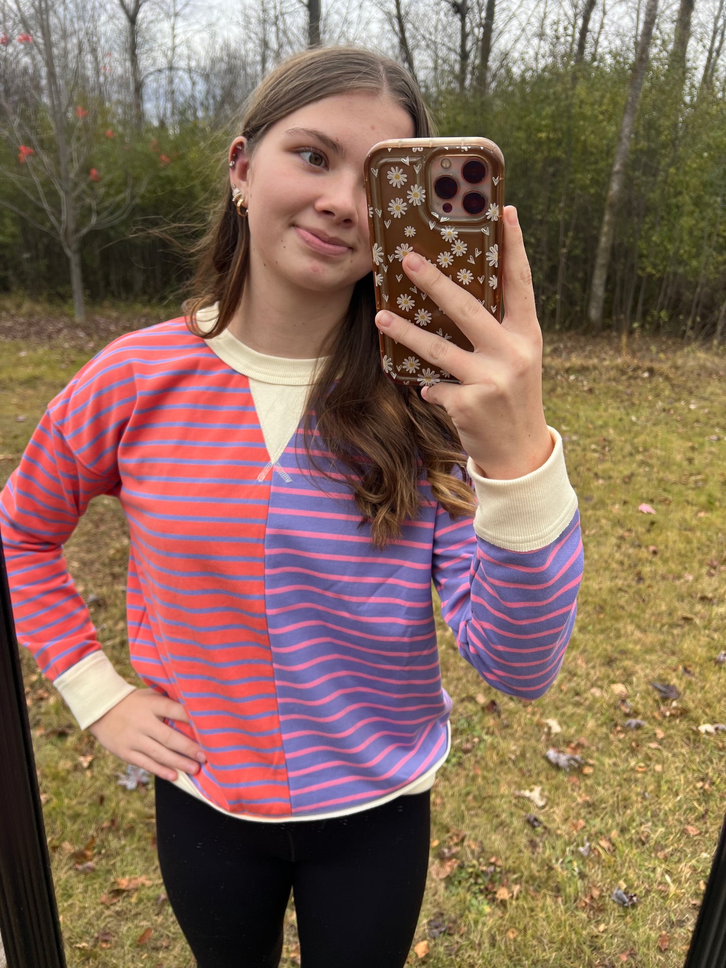 Striped Multi Color Long Sleeve