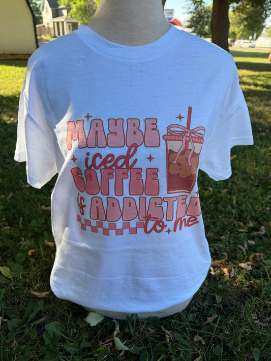 Iced Coffee Graphic Tee