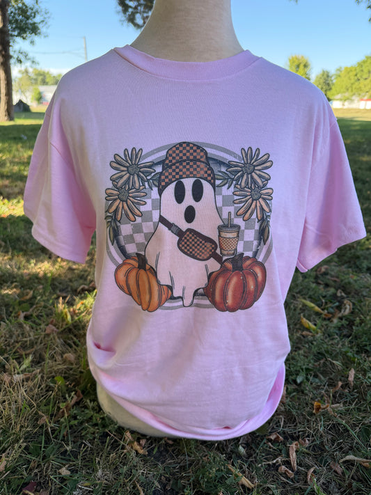 Pink Ghost Graphic Tee