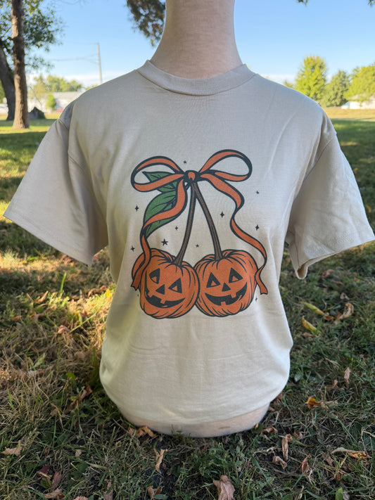 Pumpkin Cherry Graphic Tee