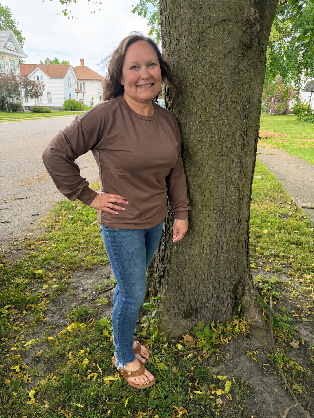 Brown Long Sleeve