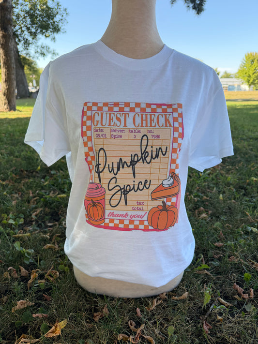 Pumpkin Spice Graphic Tee
