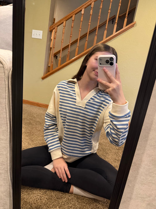 Polo Collar Long Sleeve