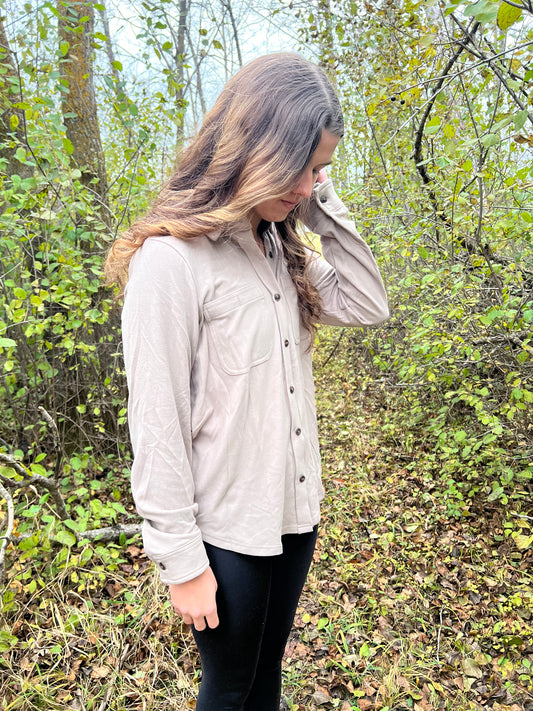 Super Soft Button Up